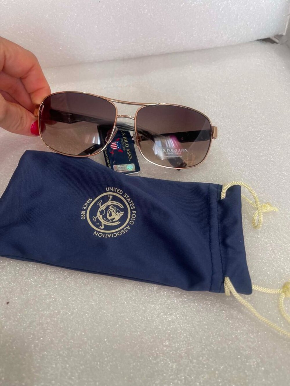 MEN'S RECTANGLE AVIATOR SUNGLASSES